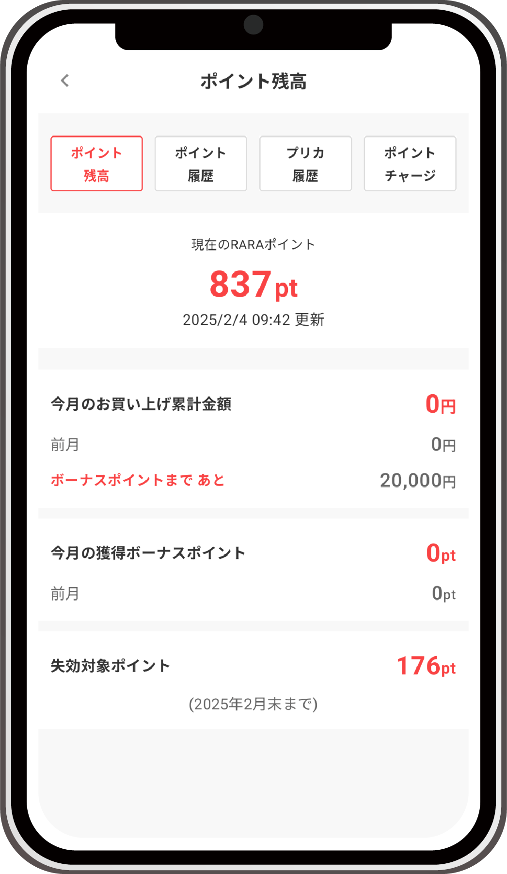 ポイント残高